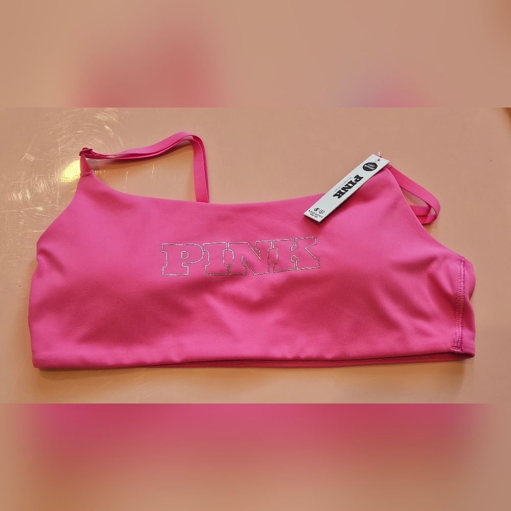 Replay Pink Bralette with PINK Logo